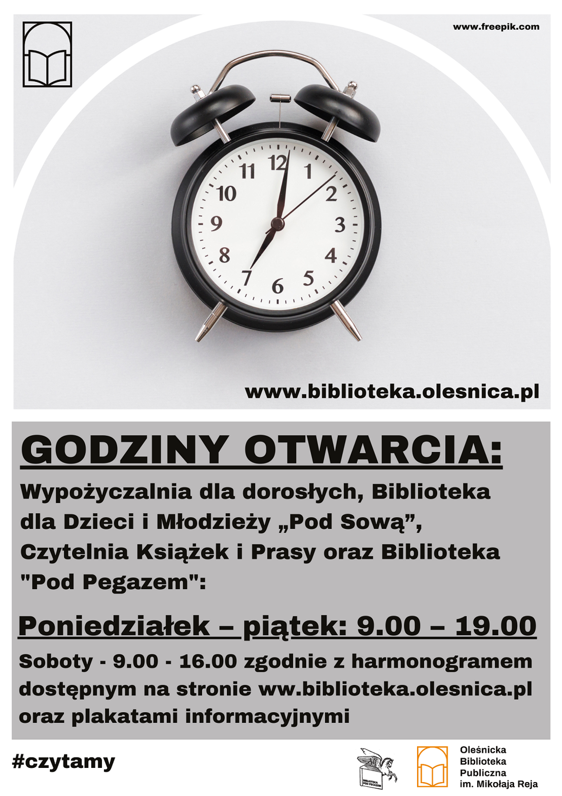 Wydłużamy godziny otwarcia oleśnickiej bibliotek