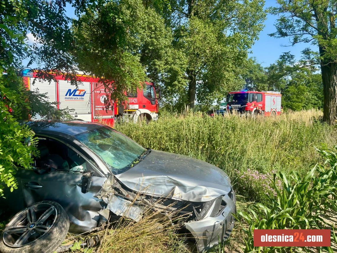Wypadek na drodze Oleśnica–Ligota Wielka