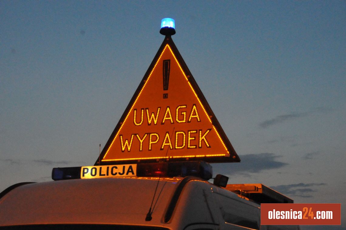Wypadek na S8 - zderzyły się dwa samochody