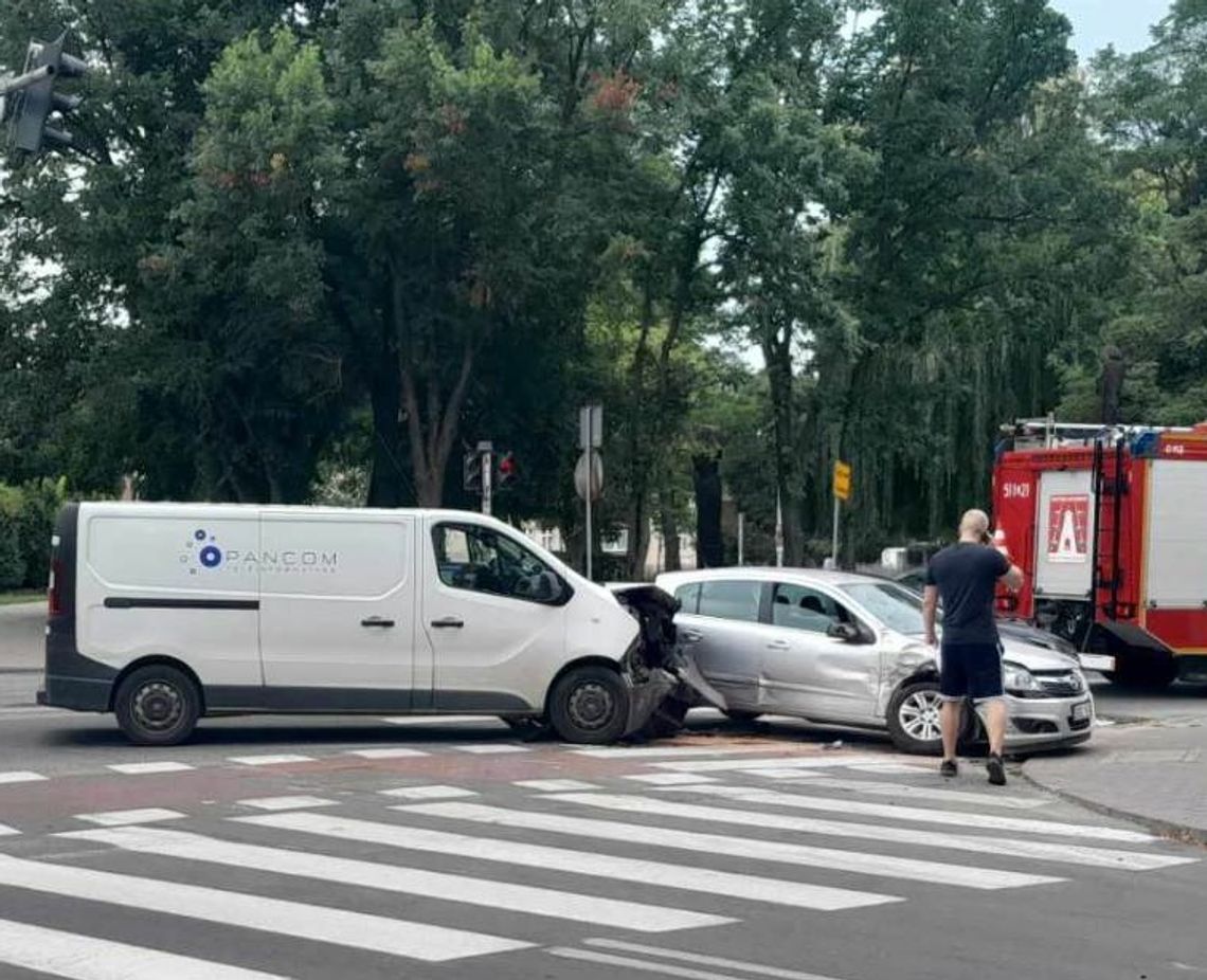 Wypadek na Wojska Polskiego w Oleśnicy