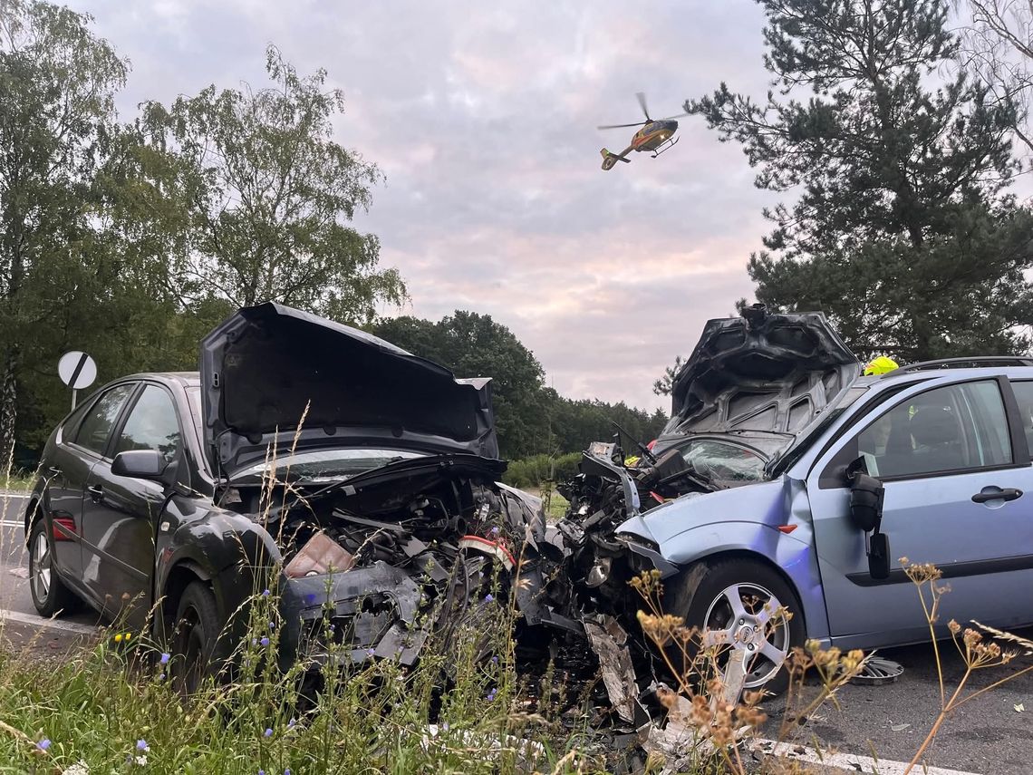 Wypadek w Sokołowicach. Droga jest zablokowana