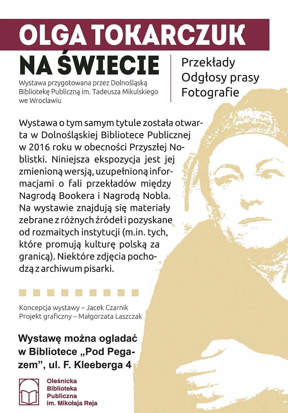 Wystawa "Olga Tokarczuk na świecie"