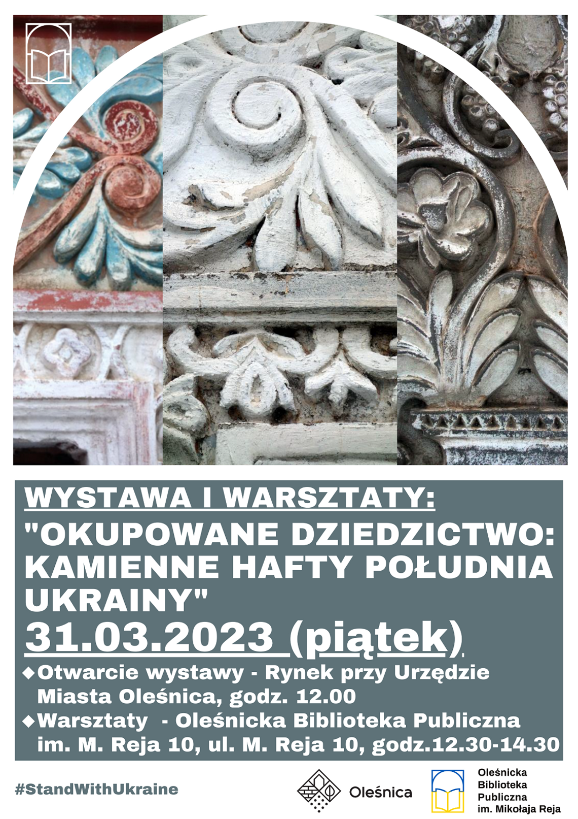 Wystawa w Oleśnicy poświęcona czasowo okupowanej ukraińskiej Nowej Kachowce