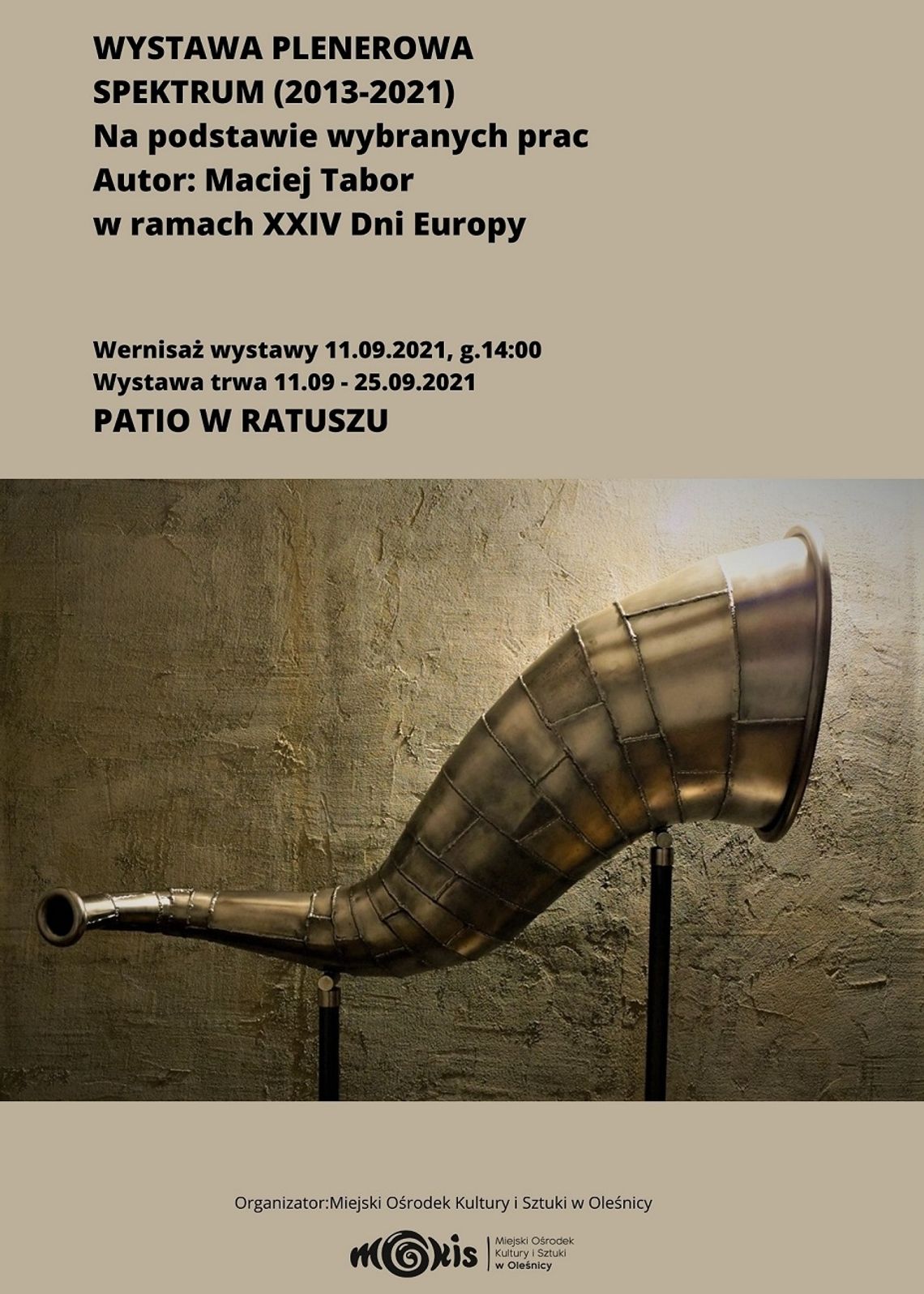 XXIV Dni Europy - wernisaż wystawy plenerowej "Spectrum" (2013-2021) na podstawie wybranych prac