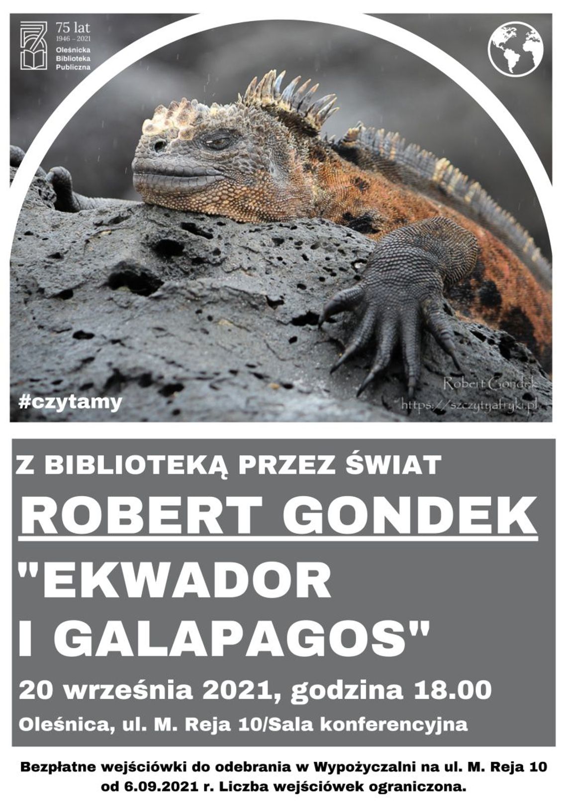 Z Biblioteką przez świat - Robert Gondek "Ekwador i Galapagos"