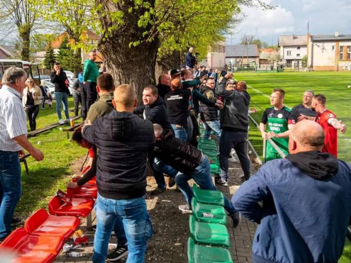 Zadyma na stadionie!
