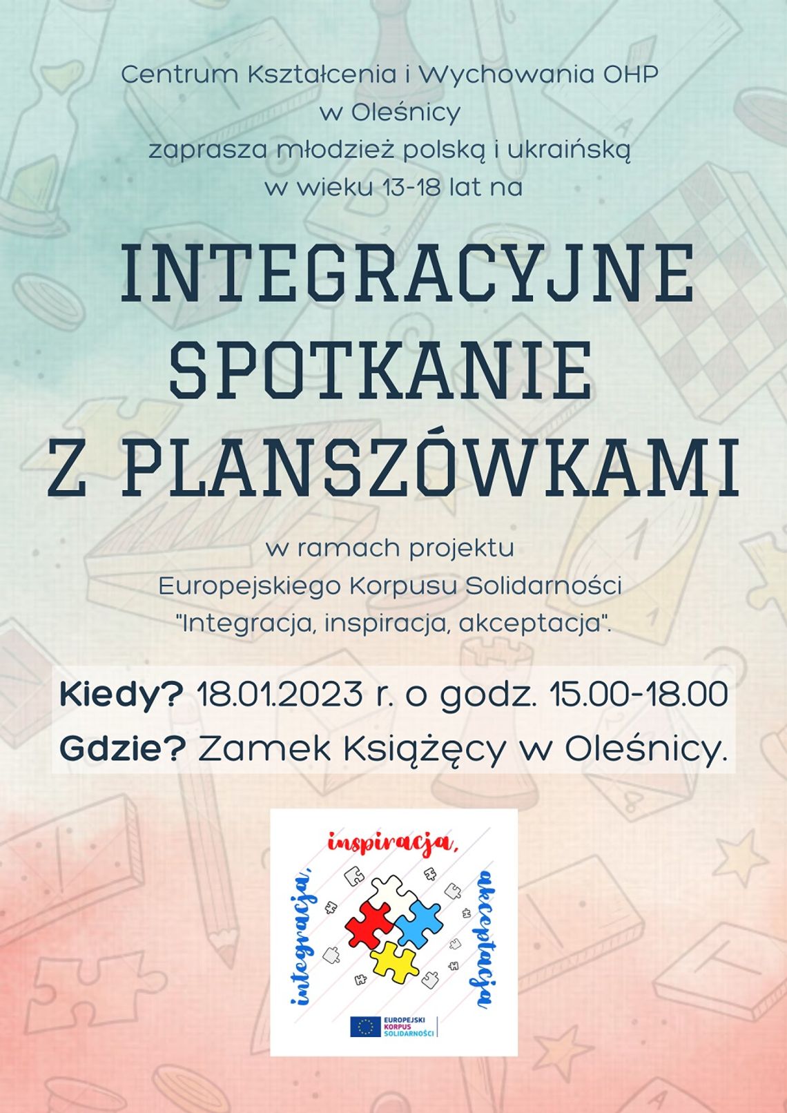 Zagraj w oleśnickim zamku w planszówki