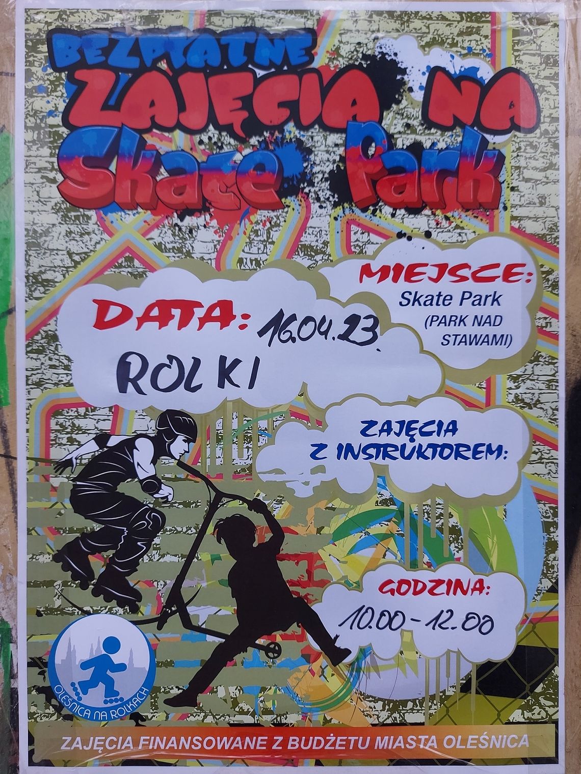 Zajęcia na skateparku w Oleśnicy
