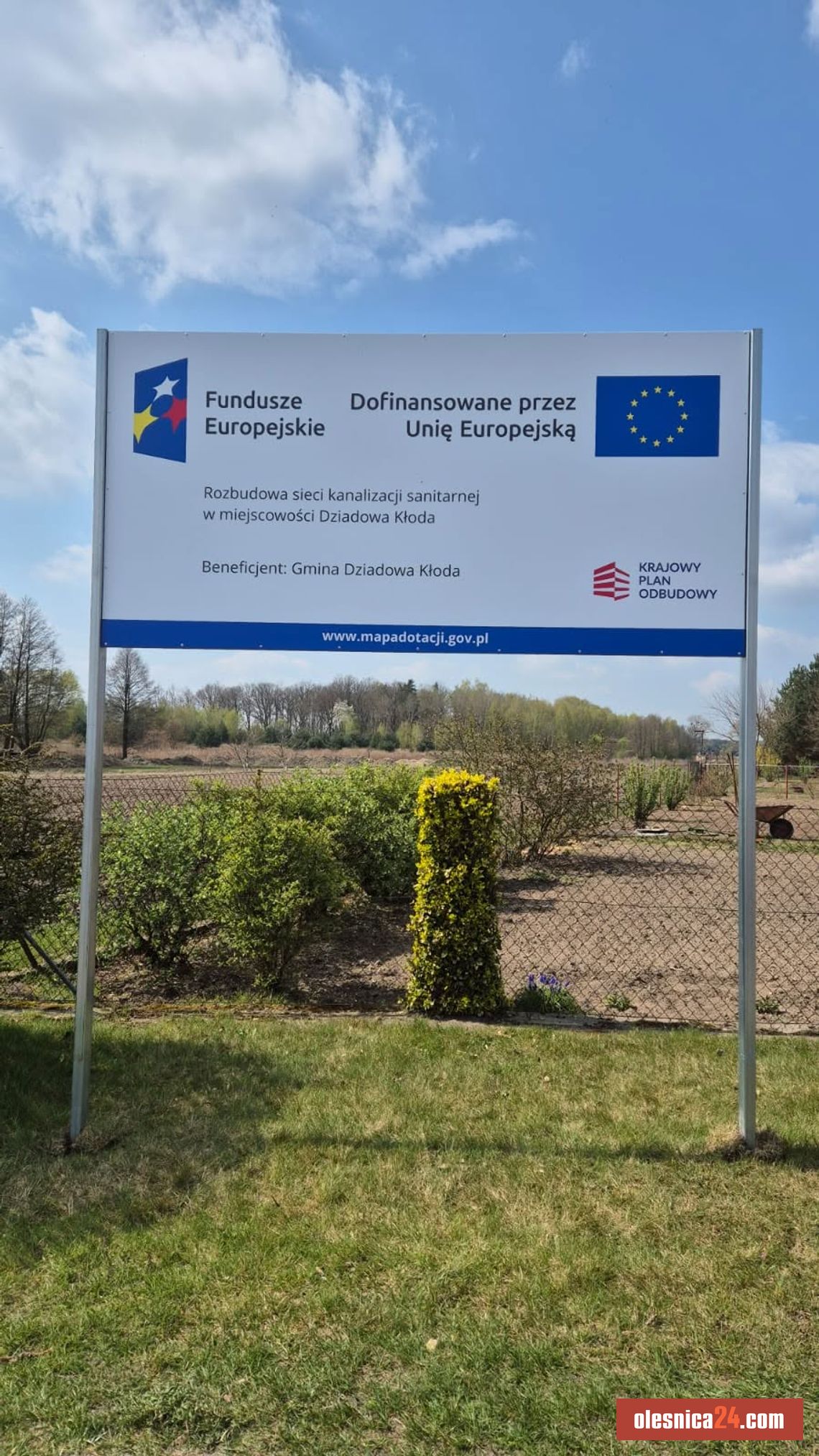 Zakończono rozbudowę kanalizacji sanitarnej w Dziadowej Kłodzie