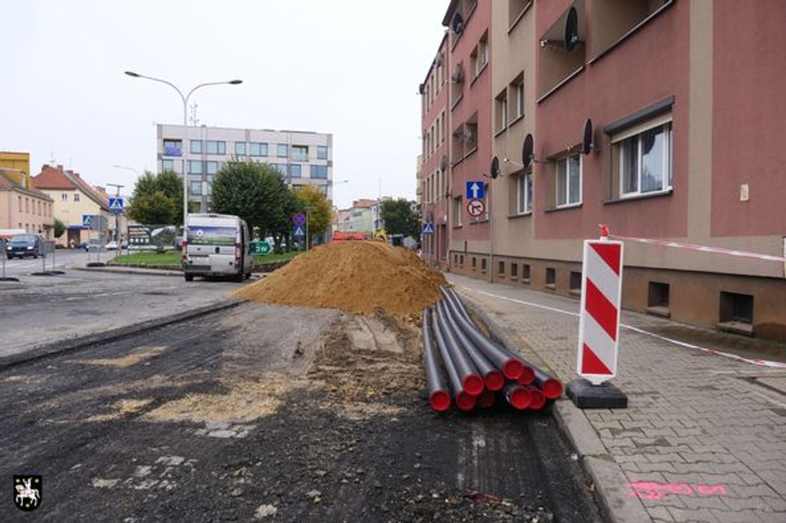 Zakończył się pierwszy tydzień przebudowy centrum Sycowa