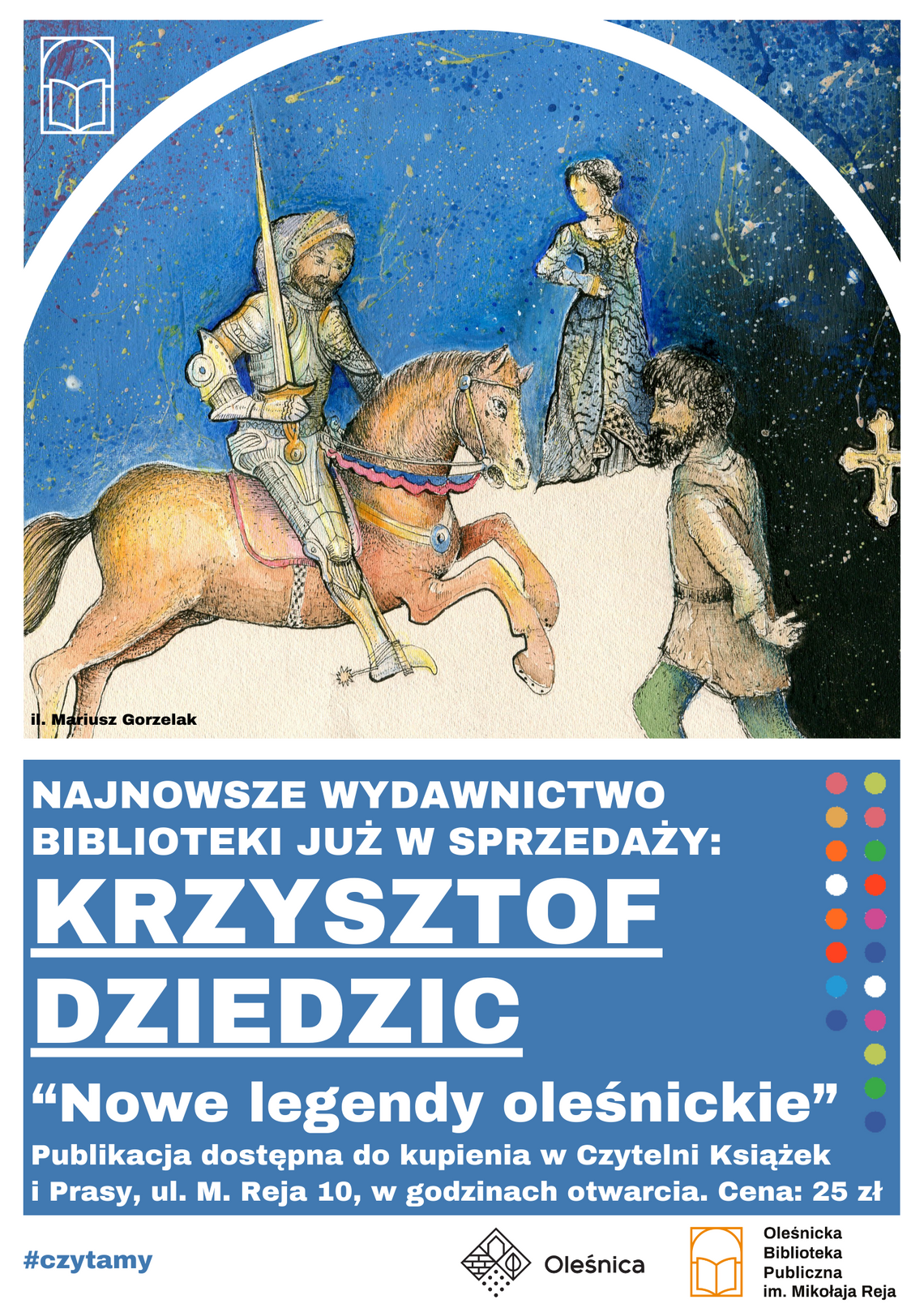 Zapraszamy do biblioteki po "Nowe legendy oleśnickie"