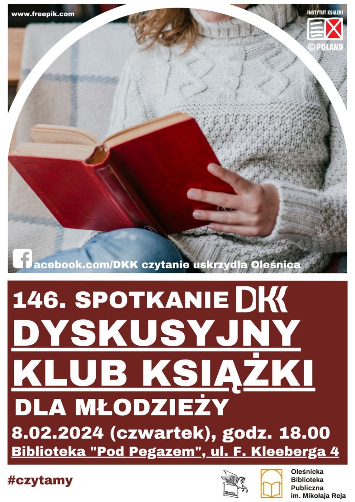 Zapraszamy na 146. spotkanie Dyskusyjnego Klubu Książki dla Młodzieży