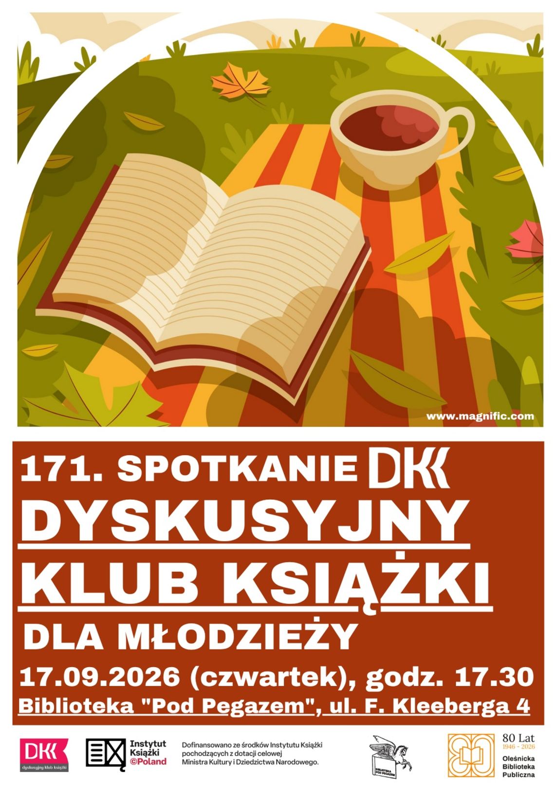 Zapraszamy na 171. spotkanie DKK dla Młodzieży Zapraszamy na 171. spotkanie DKK dla Młodzieży