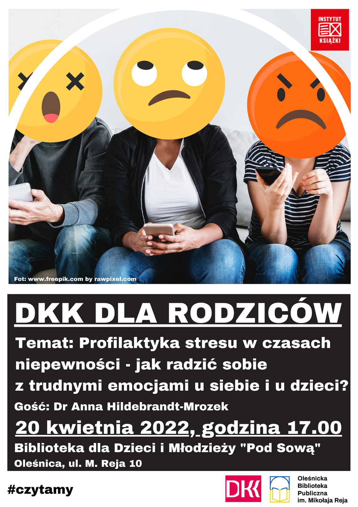 Zapraszamy na kolejne spotkanie w ramach "DKK dla Rodziców" 