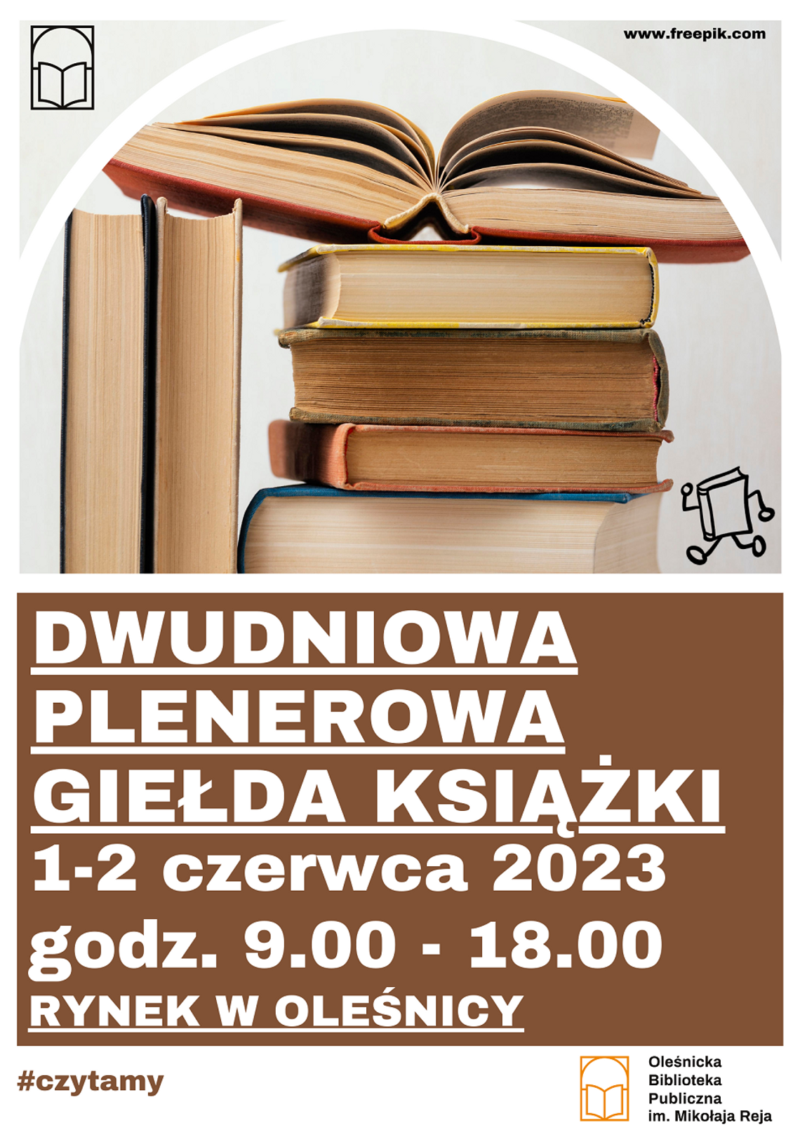 Zapraszamy na plenerową Giełdę Książki