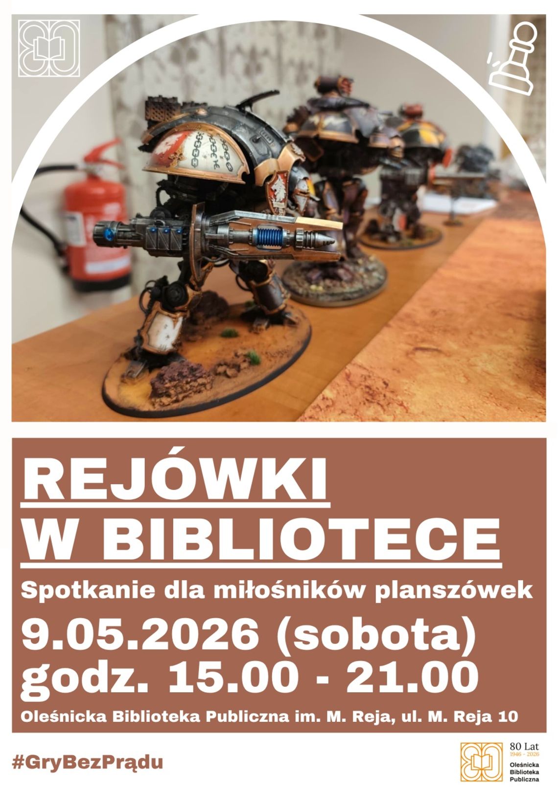 Zapraszamy na Rejówki do biblioteki w Oleśnicy