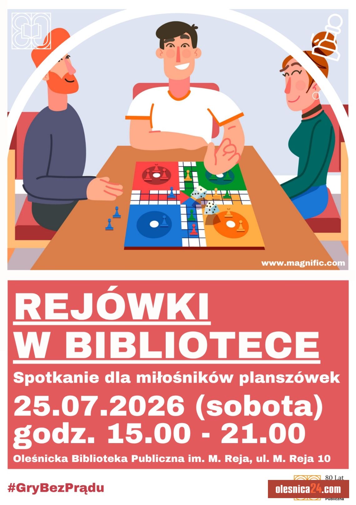 Zapraszamy na Rejówki w wakacje! Zapraszamy na Rejówki w wakacje!
