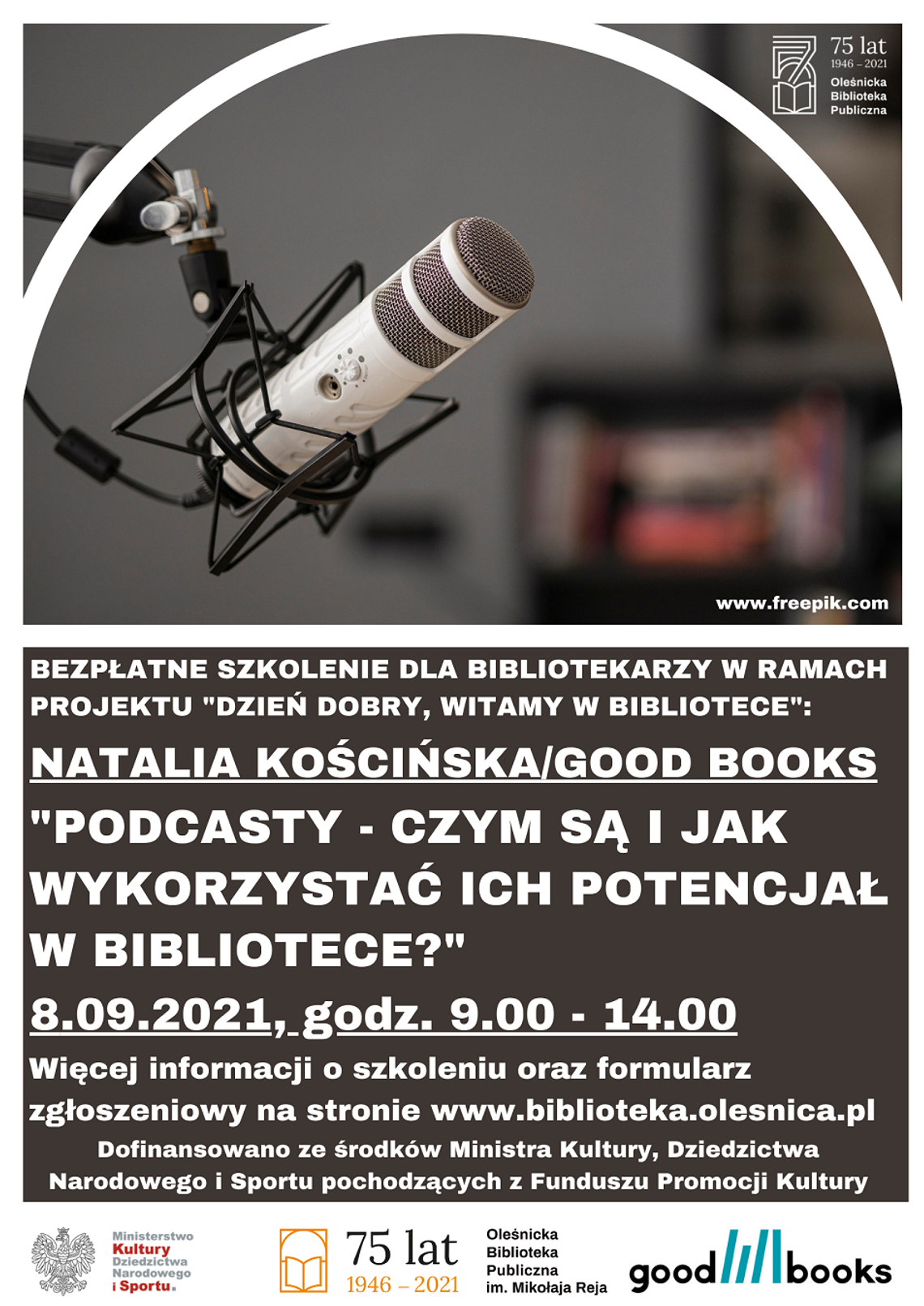 Zaproszenie na kolejne bezpłatne szkolenie online dla bibliotekarzy
