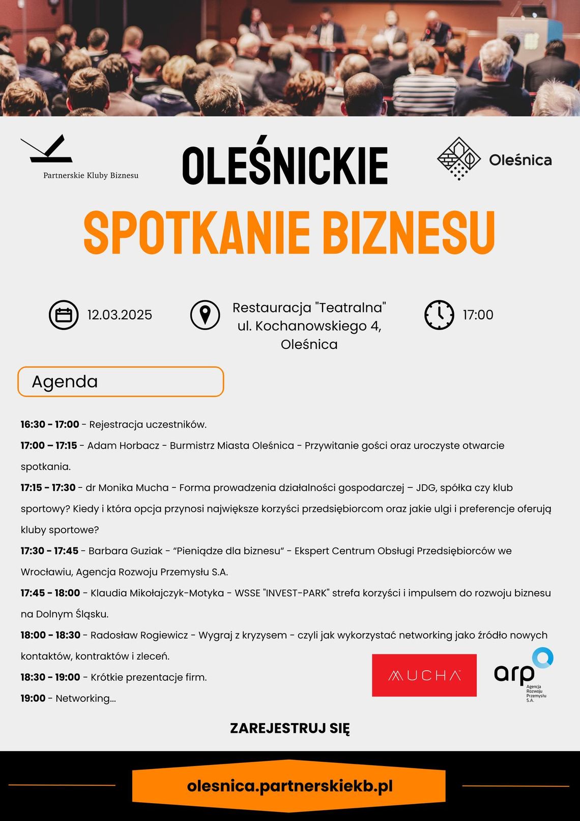 Zaproszenie na Oleśnickie Spotkanie Biznesu