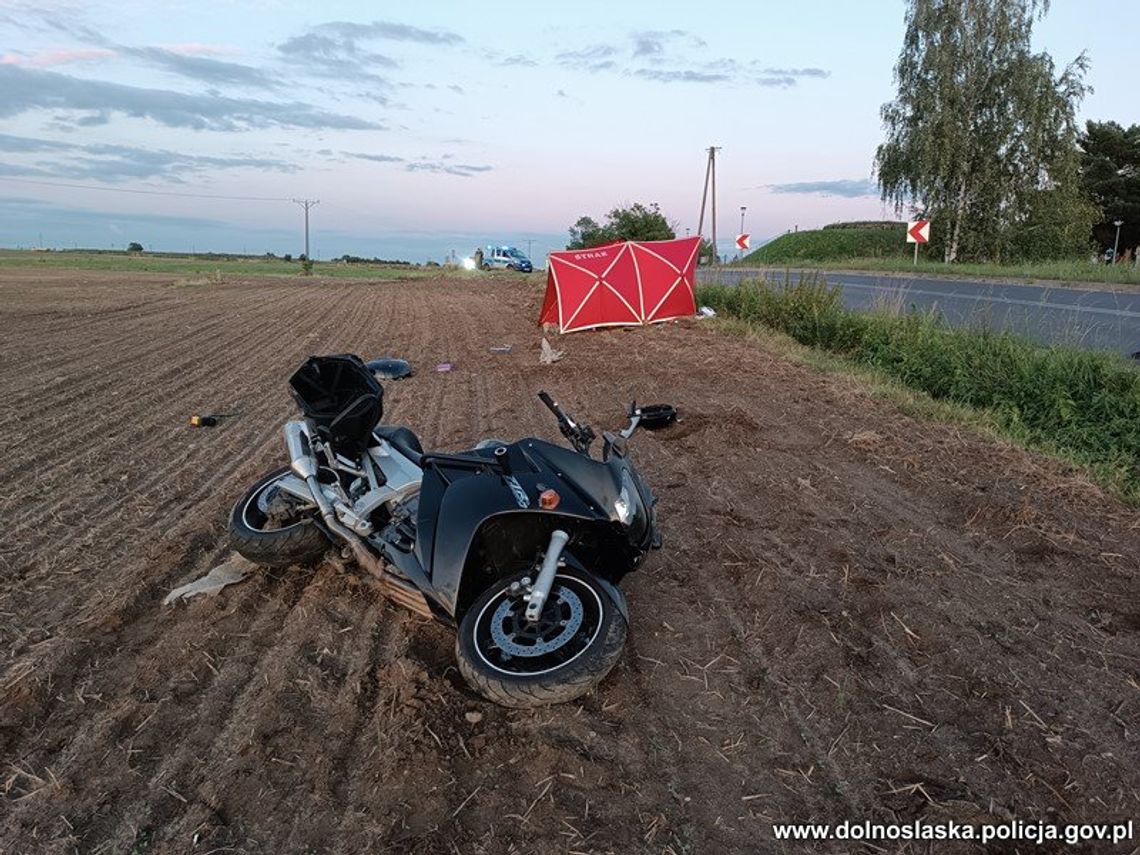 Zginął motocyklista z Sycowa