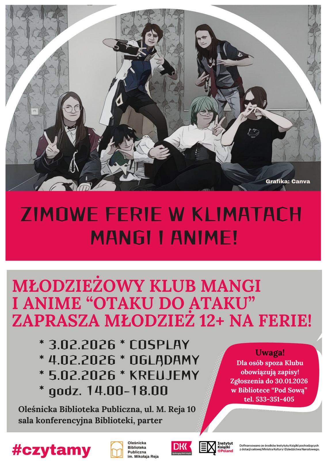 Zimowe ferie w klimatach mangi i anime dla młodzieży