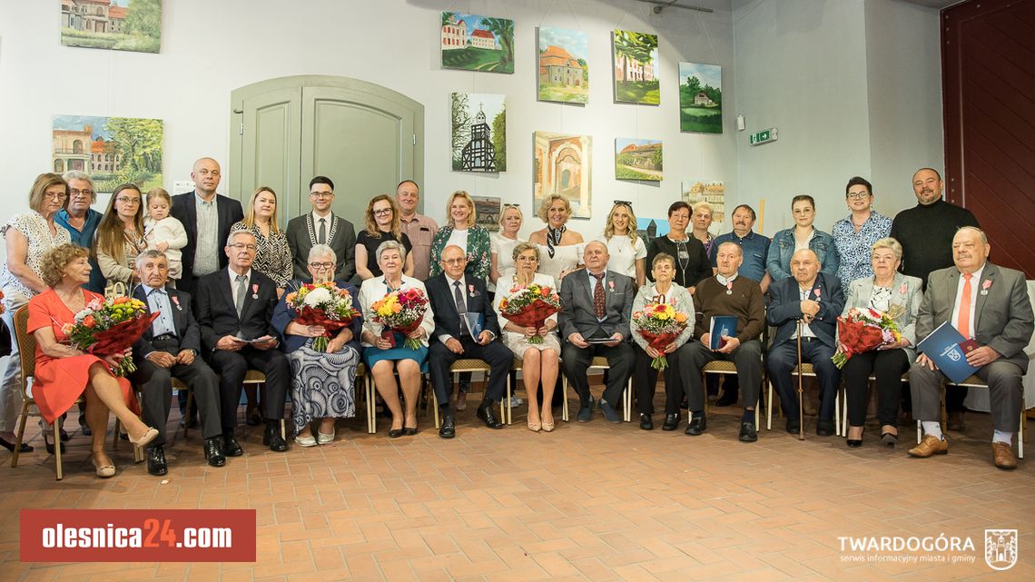 Złote gody w Twardogórze. Osiem par świętowało 50-lecie małżeństwa