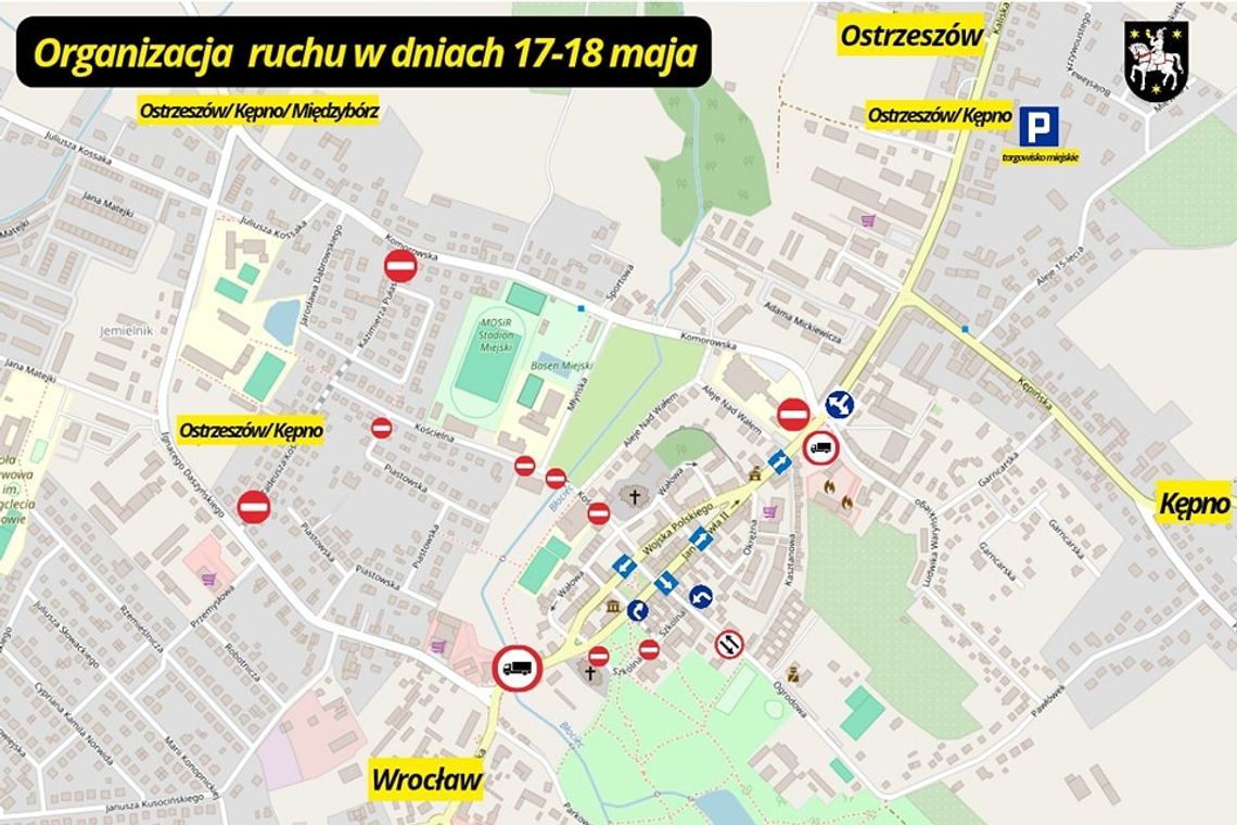 Zmiana organizacji ruchu podczas Dni Sycowa 2025