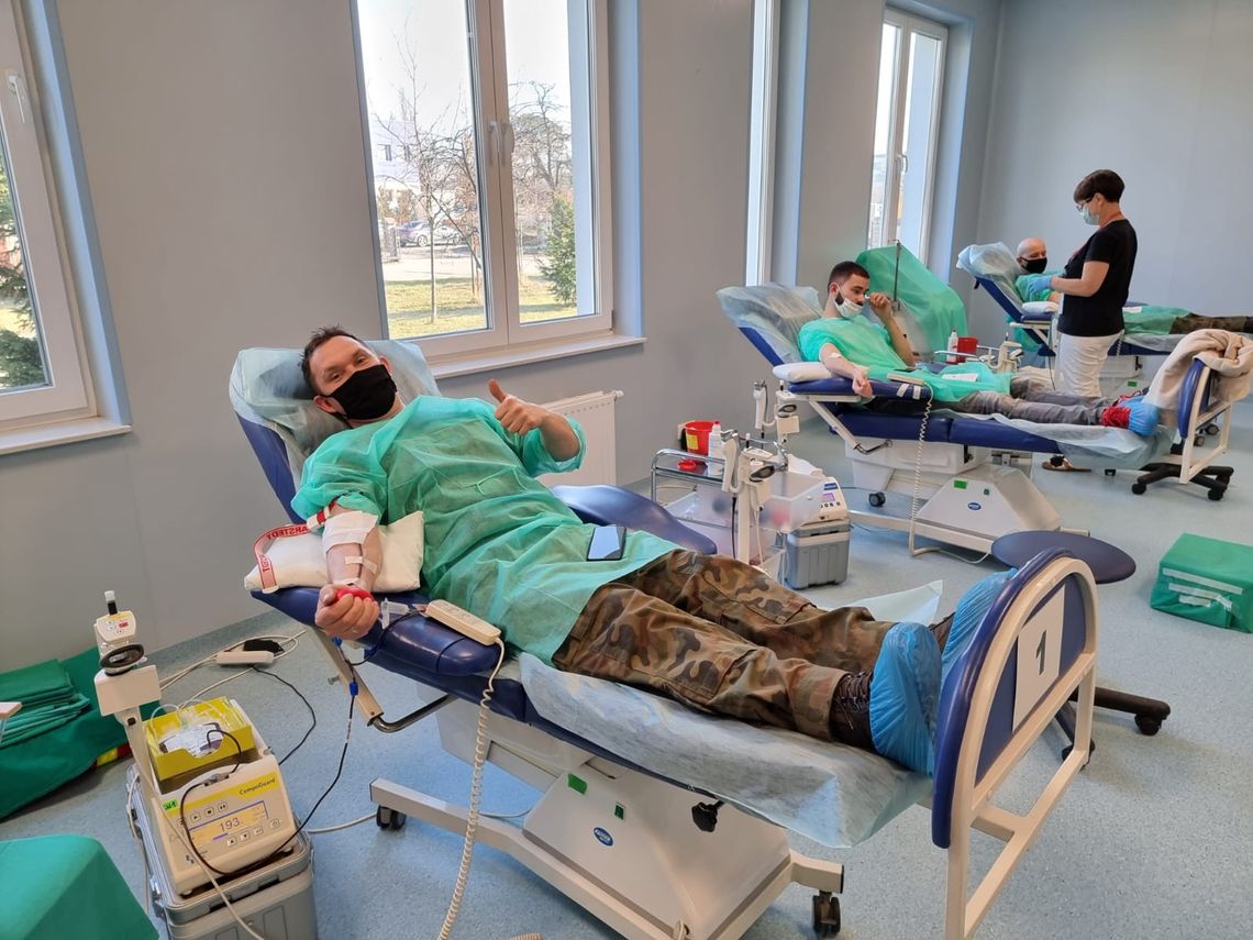 Żołnierze z Oleśnicy oddali krew