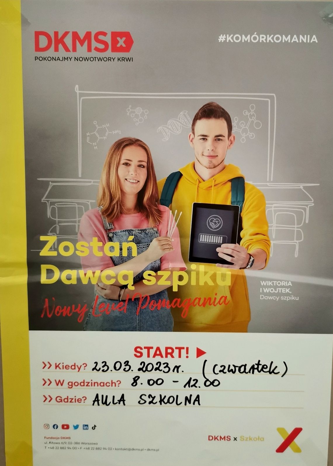ZSZ Oleśnica zaprasza na "Tydzień Krwiodawcy"