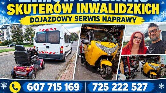 DOJAZDOWY SERWIS SKUTERÓW INWALIDZKICH Oleśnica - ZADBAJ O SPRZĘT ZIMĄ