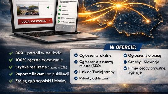 Jedno ogłoszenie. Setki portali. Więcej klientów Jedno ogłoszenie. Setki portali. Więcej klientów