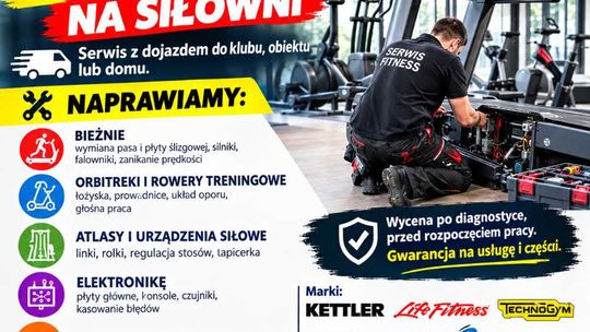 Serwis Siłowni Oleśnica Sprzętu Fitness/ Rehabilitacyjnego