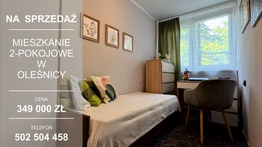 Sprzedam 2 pokojowe mieszkanie w centrum Oleśnicy