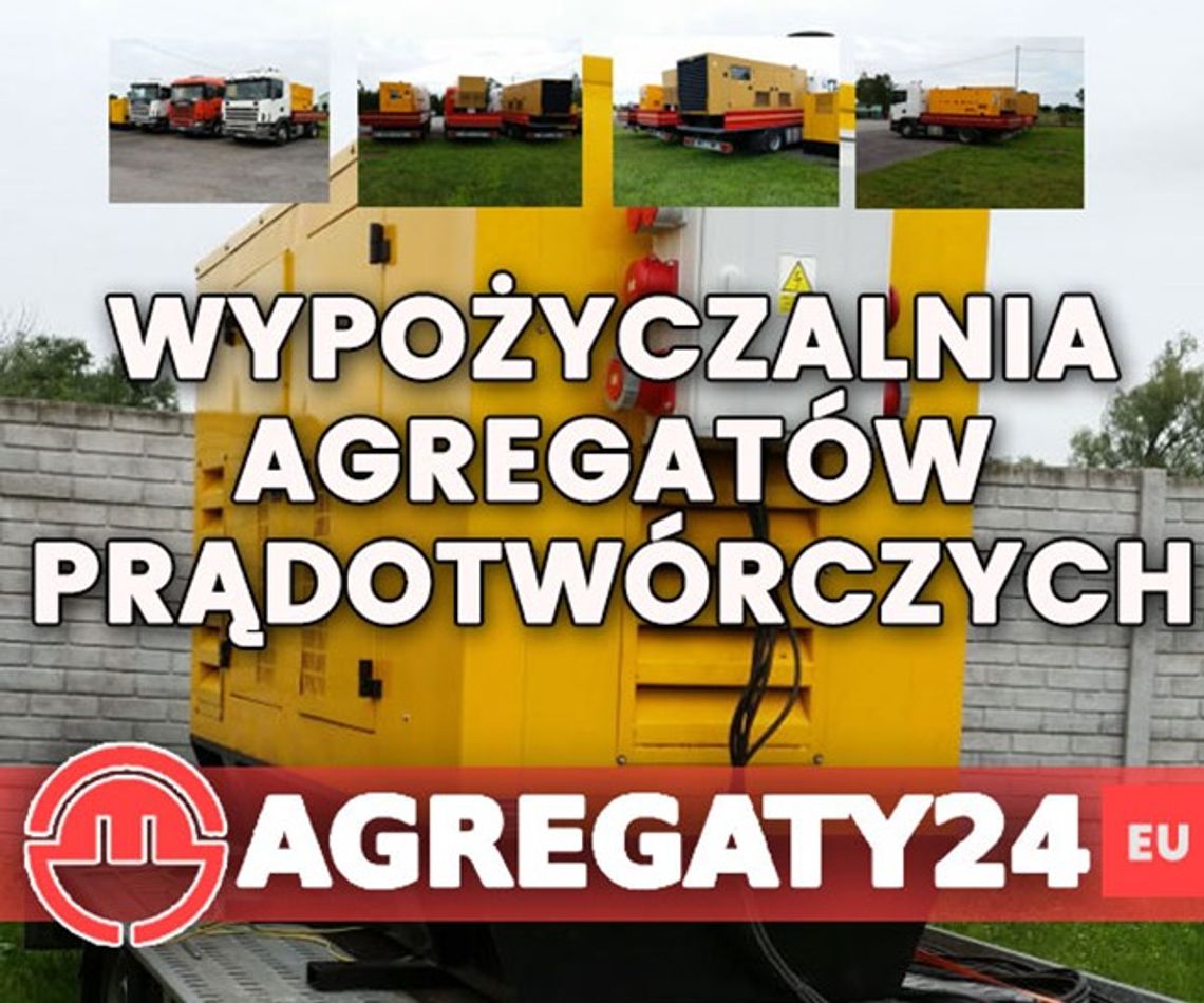 Agregat prądotwórczy wynajem, cała Polska