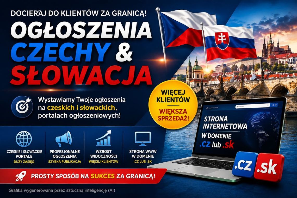 Ogłoszenia Czechy i Słowacja publikacja ofert