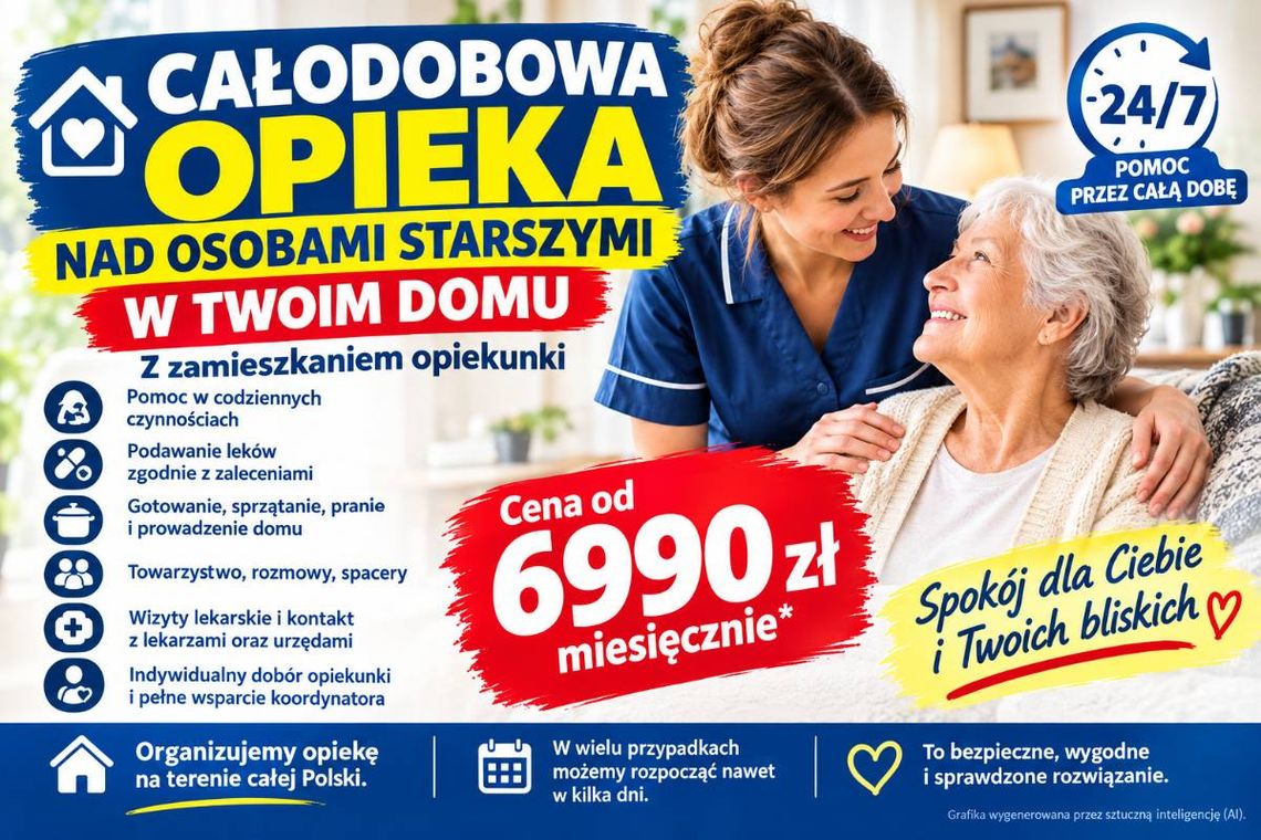 Opiekunka zamieszka w domu osoby starszej - opieka 24h - od 6990 zł miesięcznie Opiekunka zamieszka w domu osoby starszej - opieka 24h - od 6990 zł miesięcznie