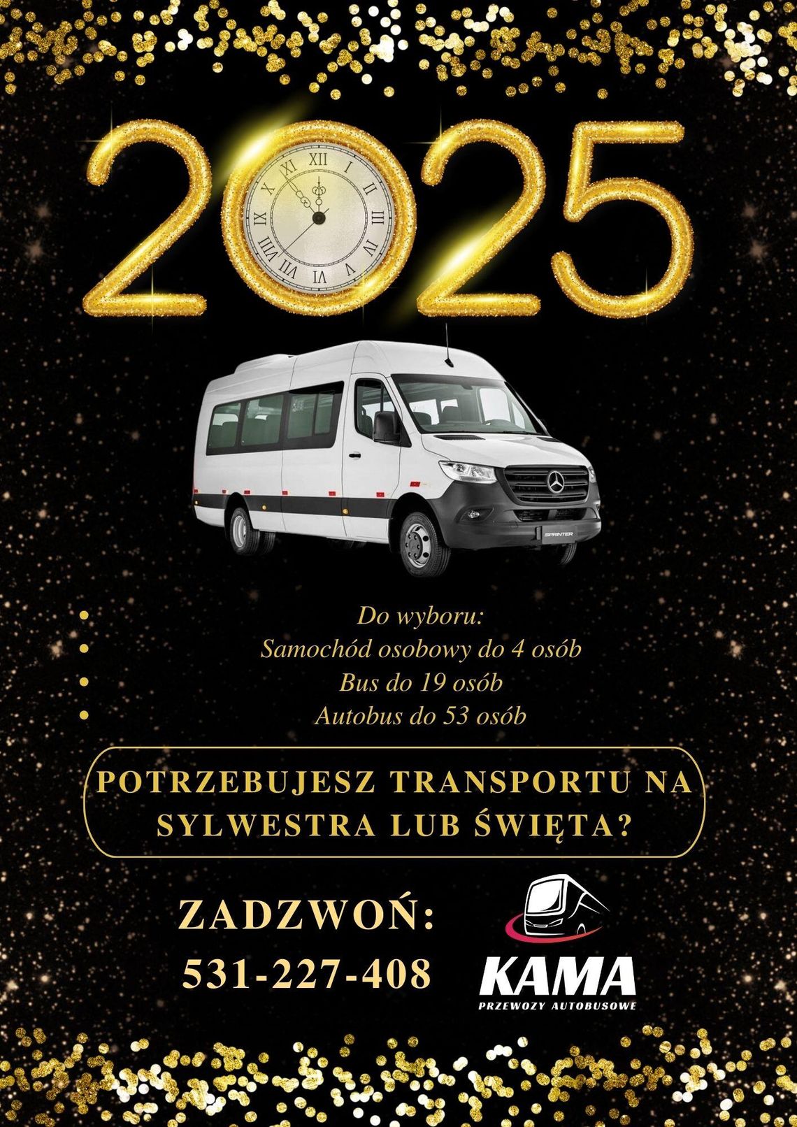 Przewóz osób sylwester i święta Przewóz osób sylwester i święta