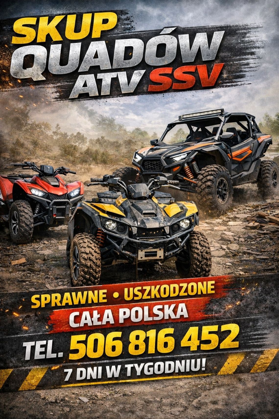 SKUP QUADÓW QUAD QUADY ATV BUGGY SSV -CAŁA POLSKA- DOJEŻDŻAMY- SKUP QUADÓW QUAD QUADY ATV BUGGY SSV -CAŁA POLSKA- DOJEŻDŻAMY-