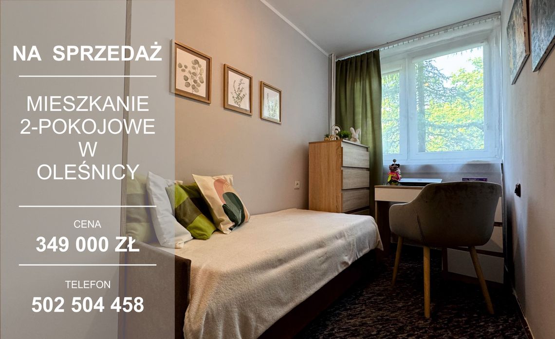 Sprzedam 2 pokojowe mieszkanie w centrum Oleśnicy Sprzedam 2 pokojowe mieszkanie w centrum Oleśnicy
