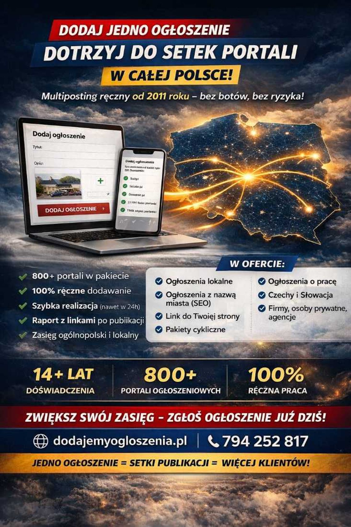 Reklama w sieci oparta na skutecznych ogłoszeniach