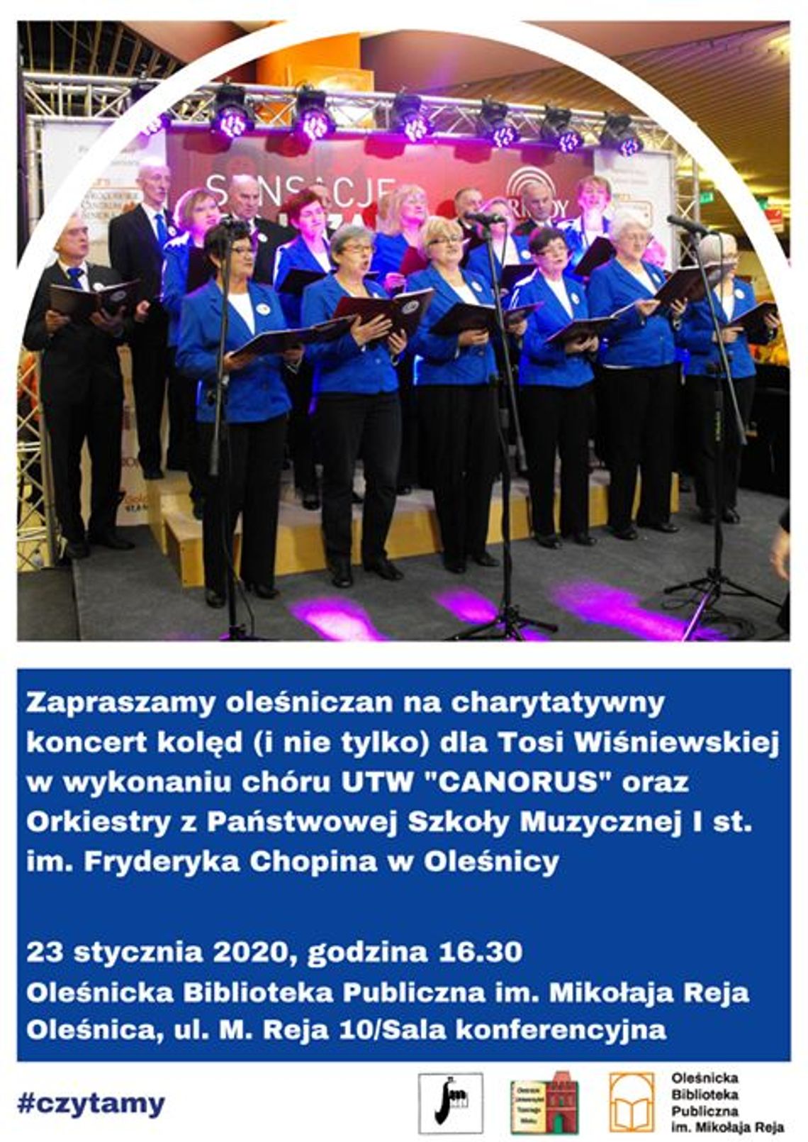 Charytatywny koncert kolęd dla Tosi Wiśniewskiej