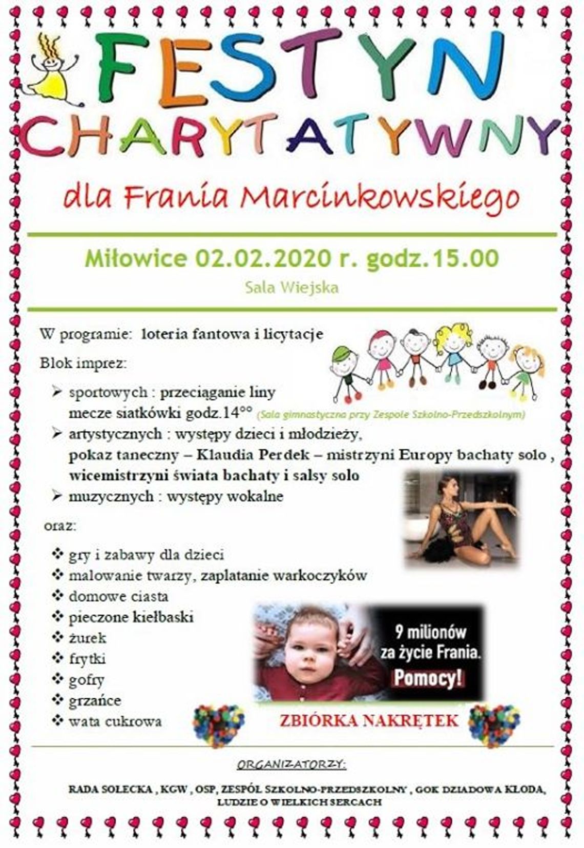 Festyn charytatywny dla Frania Marcinkowskiego