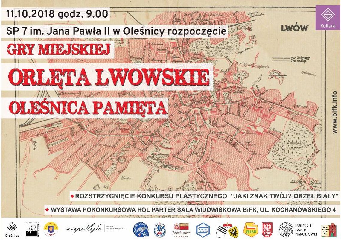 Gra miejska - Orlęta Lwowskie - Oleśnica pamięta