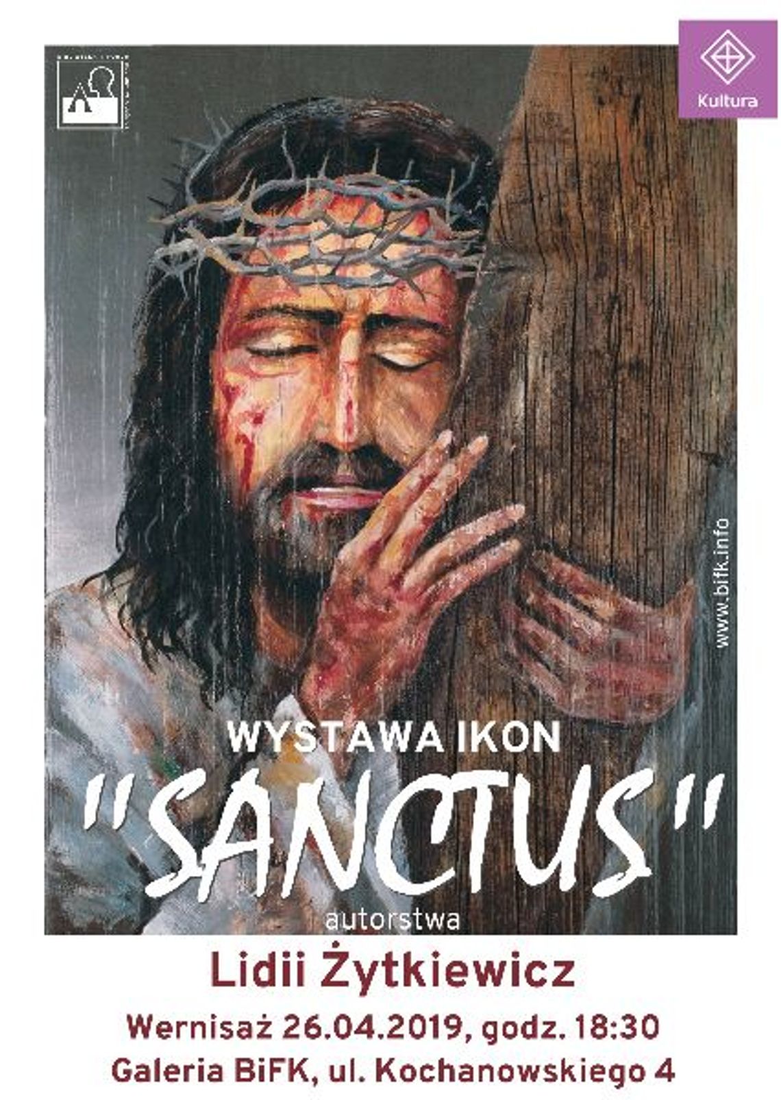 Wystawa ikon "SANCTUS" autorstwa Lidii Żytkiewicz