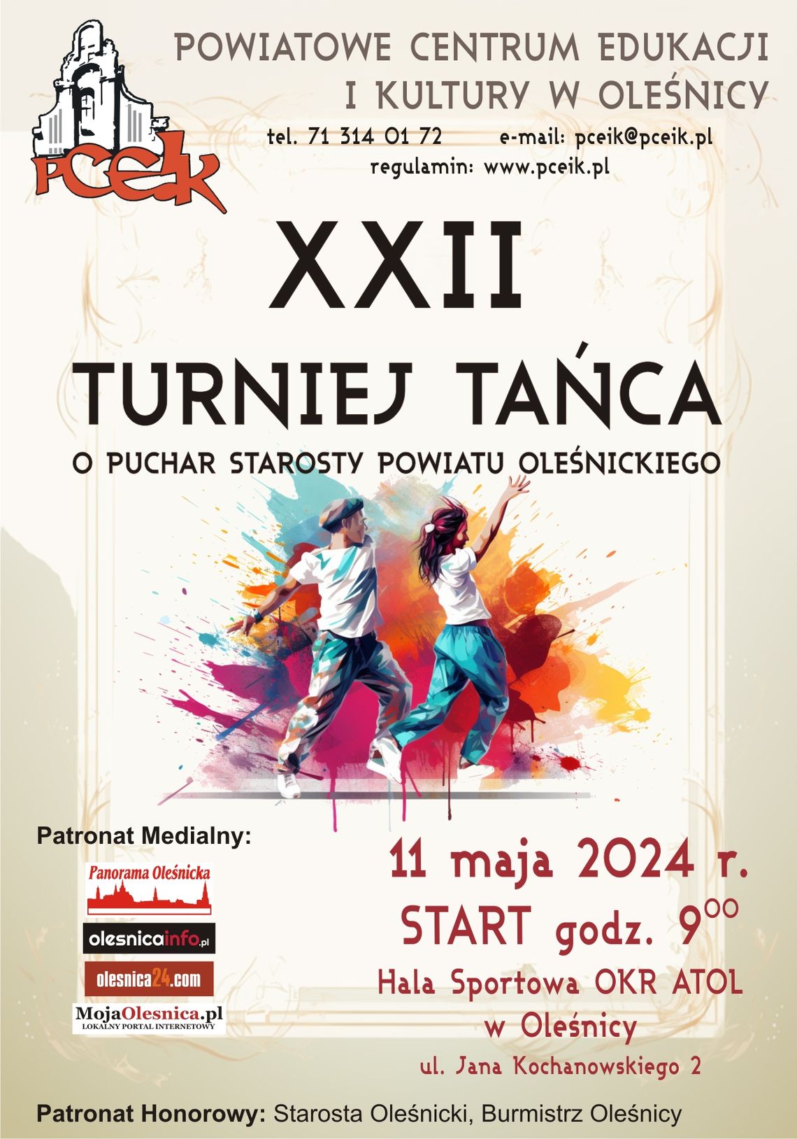 XXII Turniej Tańca o Puchar Starosty Oleśnickiego