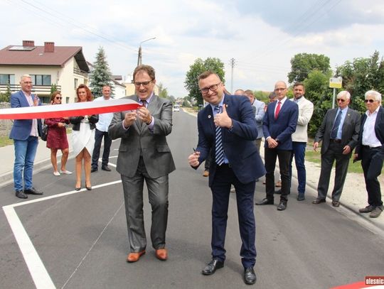 Otwarcie drogi w Ligocie Polskiej
