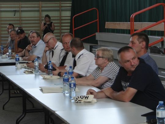 Poseł Paweł Hreniak na spotkaniu z druhami OSP w Bierutowie