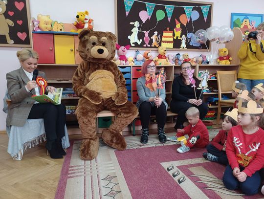 Spotkanie z Kubusiem Puchatkiem w Przedszkolu nr 3 w Oleśnicy