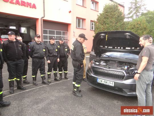 Ćwiczenia strażackie w Sycowie