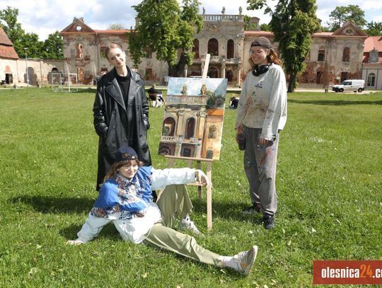 Plener malarski młodych artystów w Goszczu